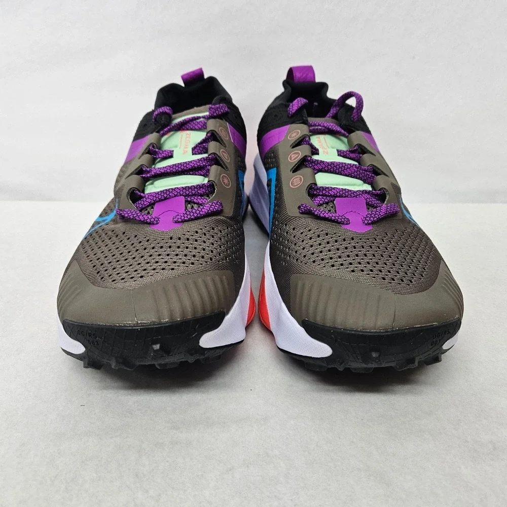 Nike ZoomX Zegama Trail Running Shoe DH0623-002‎ Ironstone Blue Men'S Size 9.5